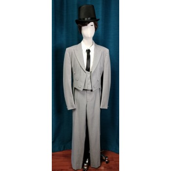 Grey Tails Suit ADULT HIRE